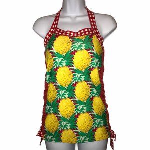 Lime Ricki Hawaiian Pineapple Tankini Medium